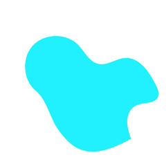 Light Blue Blob Abstract Shapes Vectors 