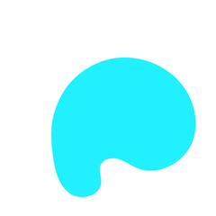 Light Blue Blob Abstract Shapes Vectors 