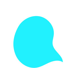 Light Blue Blob Abstract Shapes Vectors 