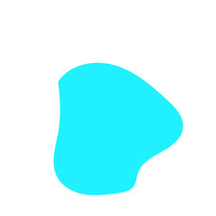 Light Blue Blob Abstract Shapes Vectors 