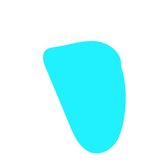Light Blue Blob Abstract Shapes Vectors 