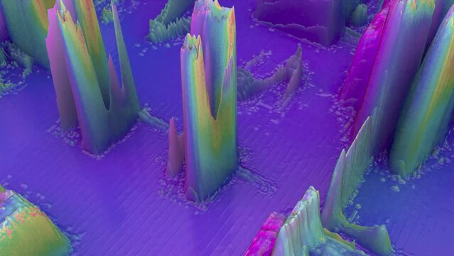Generative Art 1030: Abstract 3D animation.