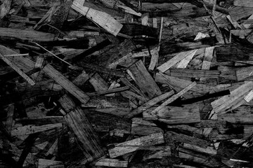 Abstract texture from pressed sawdust panel.