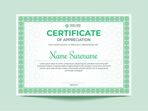 Simple Islamic Certificate