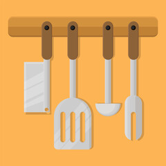 set of kitchen tools