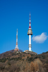 Fototapeta premium The Sky and Scenery of Seoul, Korea