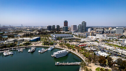 Port of Long Beach in Southern California