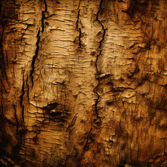 A close up of the bark texture of a tree Generative Ai