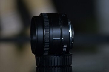 Fototapeta na wymiar High quality camera lenses for professional photographers..
