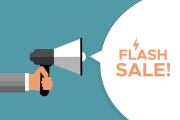 Flash sale vector illustration. Flash sale vector banner