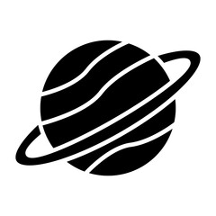 Saturn Glyph Icon