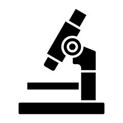 Microscope Glyph Icon