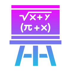 Math Glyph Gradient Icon