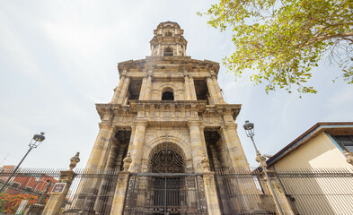Obraz premium Sunny view of the Templo de San Jose de Gracia church