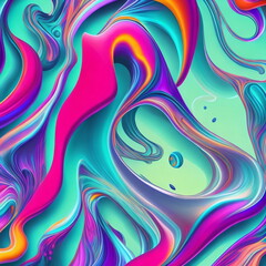 Futuristic abstract with 3d liquid texture background