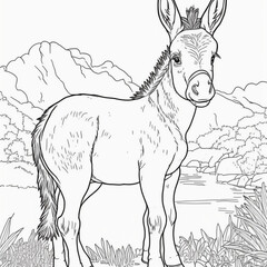 coloring page - Generated by Artificial Intelligence