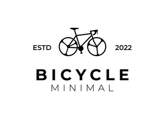 Fototapeta na wymiar Bicycle logo concept icon vector. Simple design modern vector.