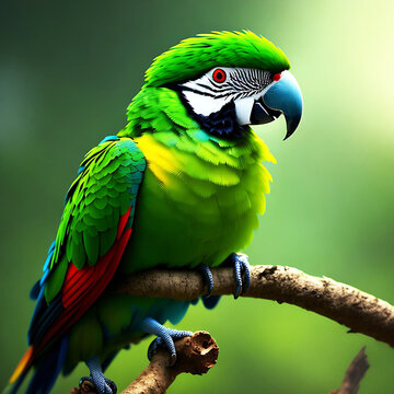 green and yellow macaw