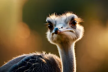 Zelfklevend Fotobehang close up of an ostrich © Md Imranul Rahman