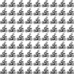 The image is filled with people riding bicycles.