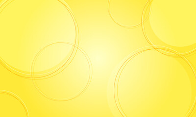 circles lines yellow with soft gradient asbtract background