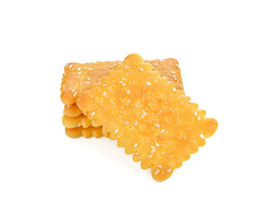 crackers isolated on a white background