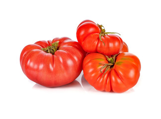 Tomatoes isolated on white background