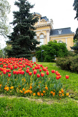 Sofia National Gallery. Selective focus.