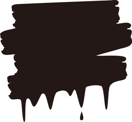 ペンキを塗ったようなバナー（タイトル枠、タイトルバナー）