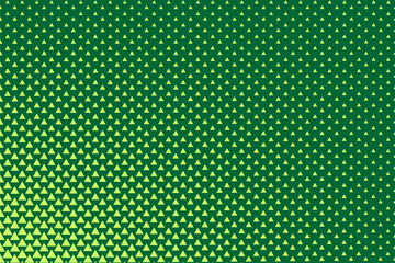 Gradient halftone green background. Retro pop art texture. Geometric pattern.