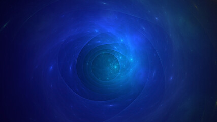 3D rendering abstract colorful fractal light background