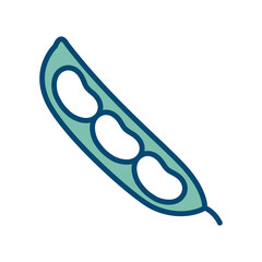soybean icon vector design template in white background