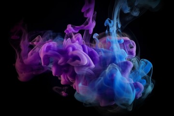 Colorful Smoke and Ink Water Mix with Paint Splash, color, smoke, paint, splash, ink, water, mix, abstract, background, texture, colorful, vibrant, 