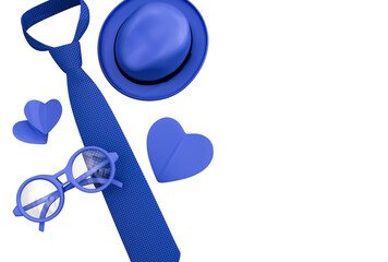 Fatheres day 3d elements cutout