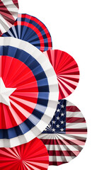USA Memorial Day concept cutout