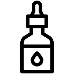 serum black outline icon