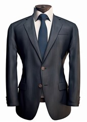 Digital AI Meets Classic Style: Behold the Impeccable Suit on a Mannequin
