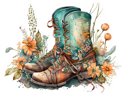 4540 Cowboy Boots Drawing Images Stock Photos  Vectors  Shutterstock