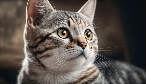 American Wirehair cat. beautiful instagram photography - Generative AI

