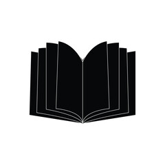 books icons set, vector illustration. Learn and study.