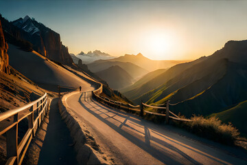 road in mountains