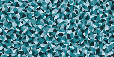 abstract geometric background with cold color tone low poly shapes