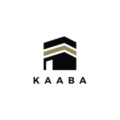 Kaaba Hajj Umrah Arab Tour Travel Logo Vector Icon IllustrationKaaba Hajj Umrah Arab Tour Travel Logo Vector Icon Illustration