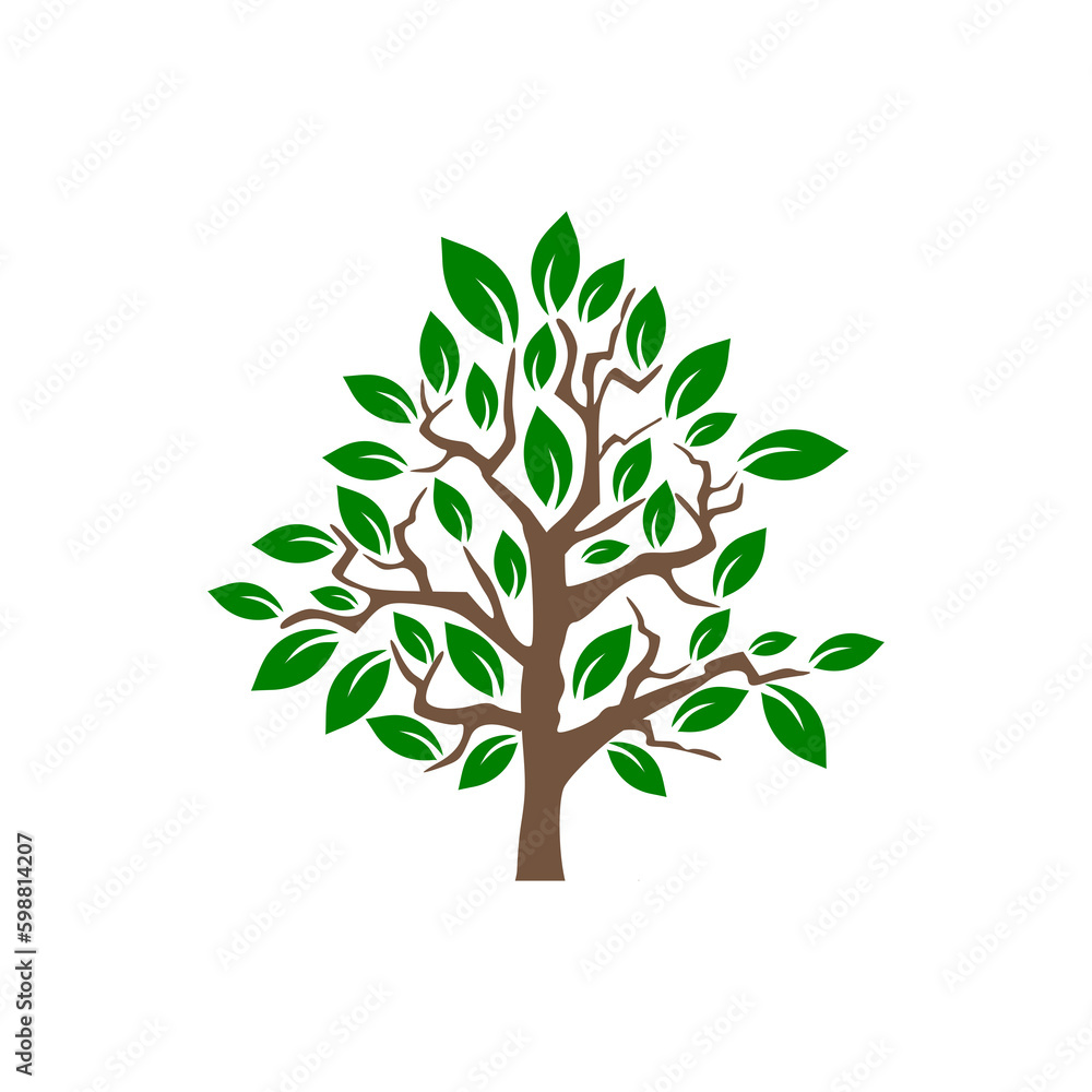 Poster tree icon isolated on transparent background