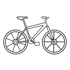 Cartoon Color Different Bicycles Icon Set for Urban, Sport and Mountain Flat Design. Vector illustration of Icons