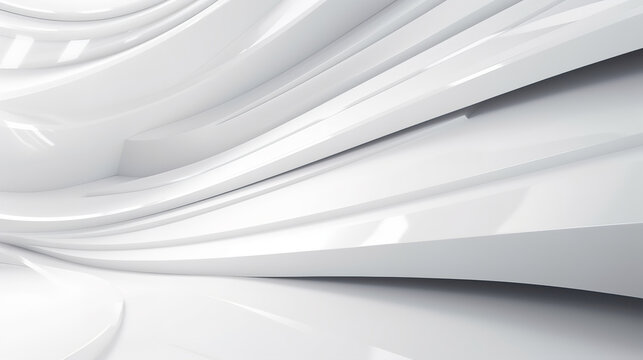 Clean white tech background © Volodymyr Skurtul