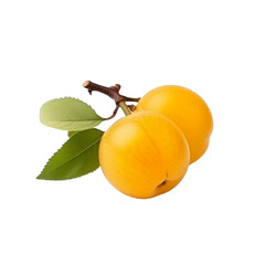 mirabelle isolated on transparent background, Generative AI