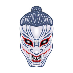 Naklejka premium _Oni_blu_col_1