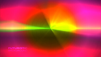 Futuristic banner design base ray retro divine vibrant back to the future theme background