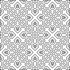 Repeating patterns of lines.  Black and white pattern for web page, textures, card, poster, fabric, textile.